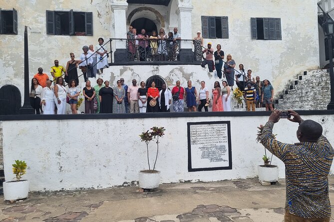 Assin Manso Slave River, Cape Coast and Elmina Castle Day Tour - Cape Coast Castle, UNESCO stone that explains the machinery of slavery