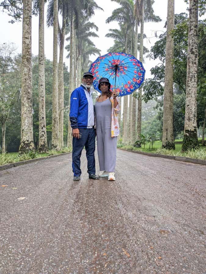 Boti Falls, Umbrella Rock, Aburi Gardens & Cocoa Farm Tour - Umbrella Rock viewpoint: a shaped-for-photos climb with real panoramic payoff