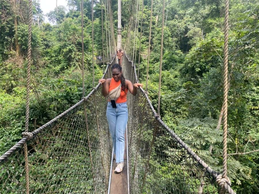Discover Cape Coast and Elmina Castle with Kakum - Kakum National Park canopy walkway: the height factor, handled