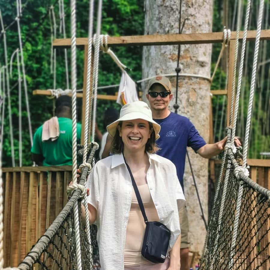 From Accra: Cape Coast, Elmina Castle & Kakum Park Day Tour - Kakum National Park Canopy Walk: The Seven-Bridge Challenge