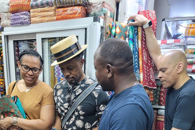 Half-Day Guided Fabric Tour in Ghana - Accra Fabric Starts at Makola Market, the Print Power Station
